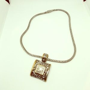 Antique looking statement necklace